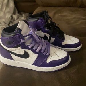 Court purple Jordan 1